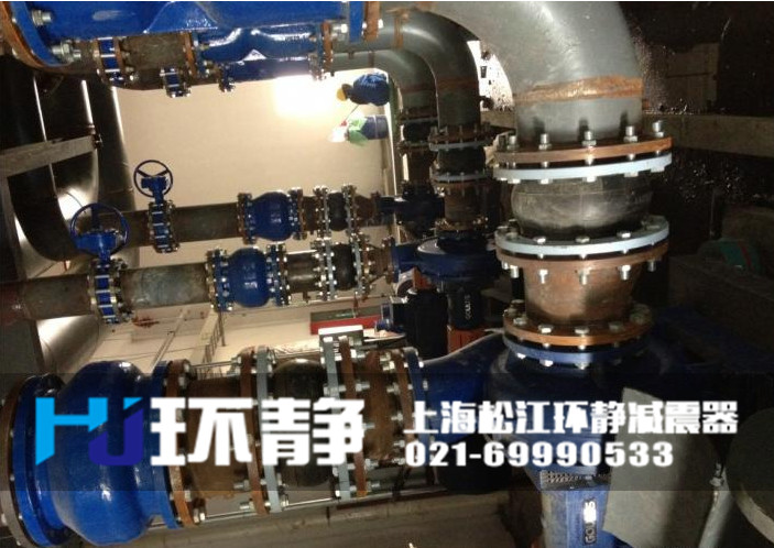 DN200<a href=http://www.fxeet.com target=_blank class=infotextkey>橡膠軟接頭</a>安裝實(shí)圖